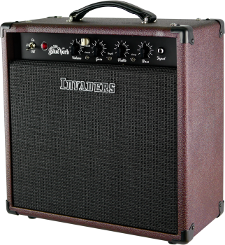 INVADERS AMPLIFICATION 530 BLUEVERB COMBO REVERB - BLACK CHERRY