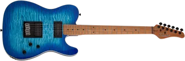 Schecter PT Pro Trans Blue Burst