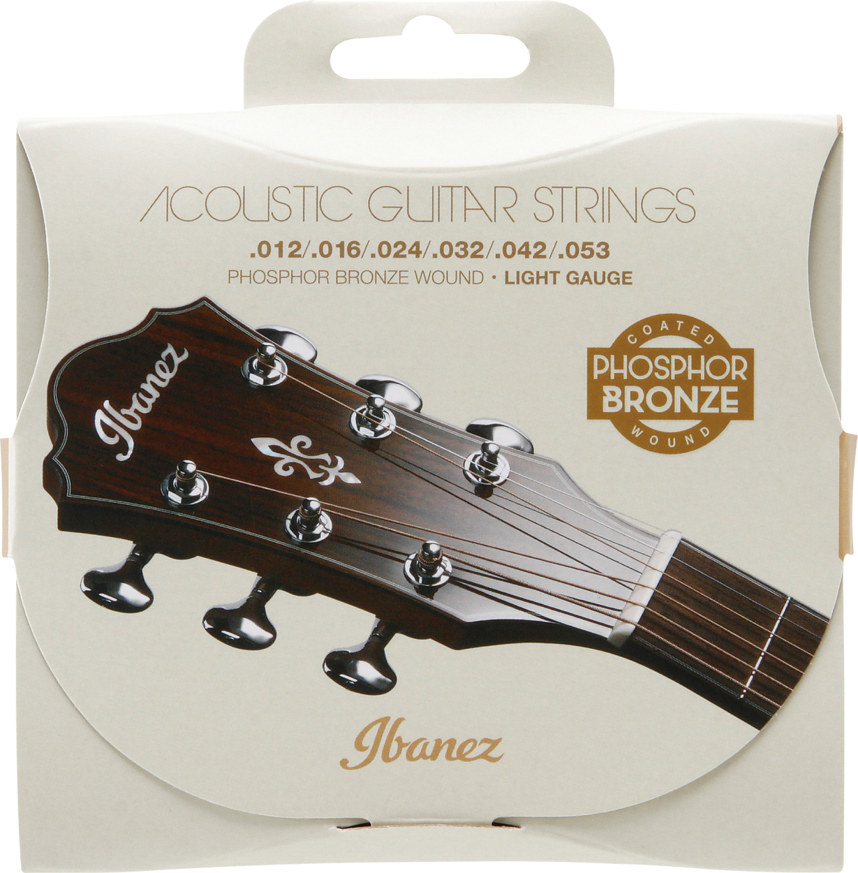 IBANEZ String Set for 6 String Acoustic Guitar - Light IACSP6C