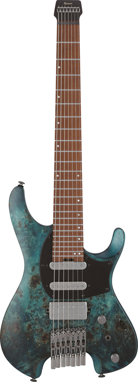 IBANEZ Quest Electric Guitar 7-String - Cosmic Blue Low Gloss  Gig Bag Q547PB-COL