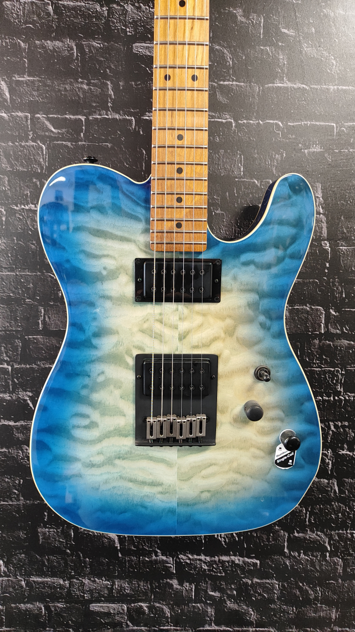 Schecter PT Pro Trans Blue Burst
