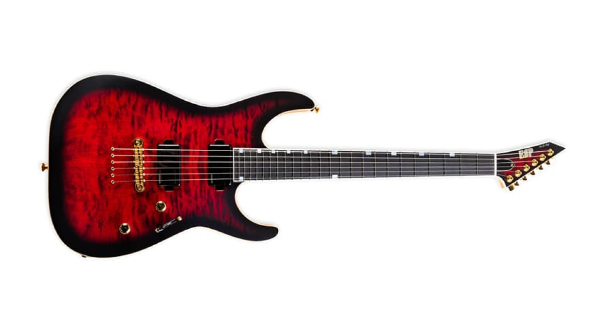 ESP USA M-II NTB NT QM FSH GH BLACK CHERRY SUNBURST