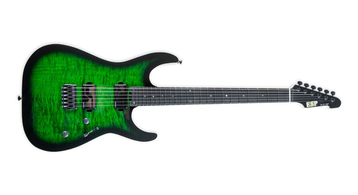 ESP USA M-II HT FM DARK GREEN SUNBURST FISHMAN