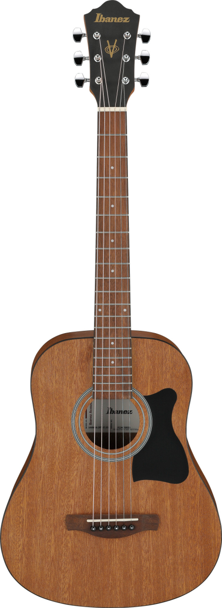 IBANEZ V Acoustic Guitar 6-String 3/4 Mini - Open Pore Natural + Gig Bag V44MINI-OPN