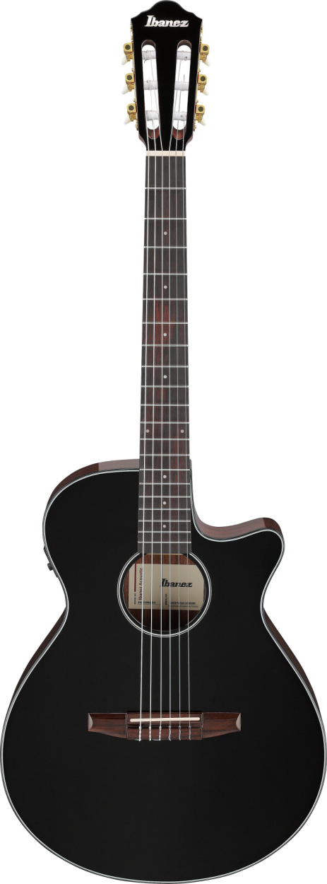 IBANEZ AEG Nylon String Guitar 6-String - Black High Gloss AEG50N-BKH