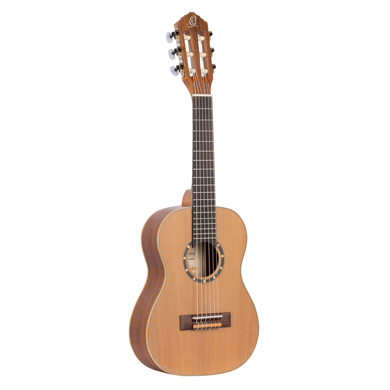 ORTEGA Family Series 1/4 Classical Guitar 6 String - Cedar / Mahogany Natural + Gigbag R122-1/4