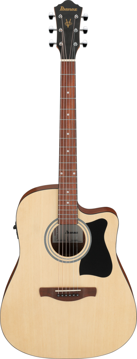 IBANEZ V Acoustic Guitar 6-String - Open Pore Natural V40CE-OPN