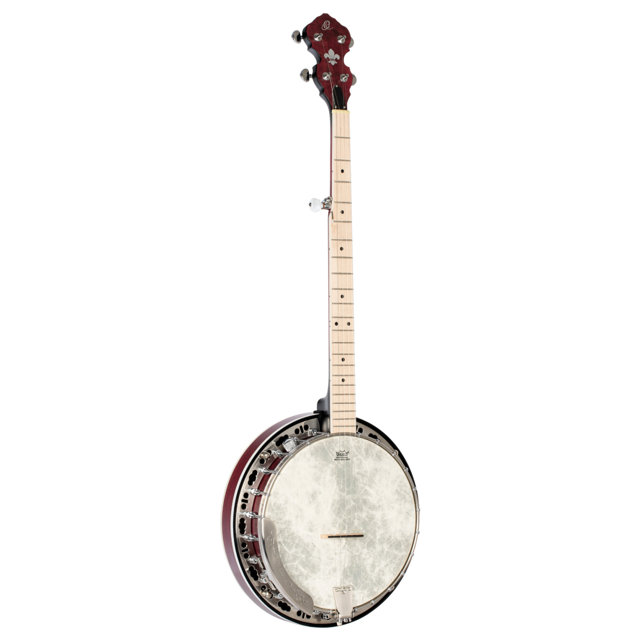 ORTEGA Falcon Series Banjo 5 String - Maple Fire Red + Bag OBJE400TFR