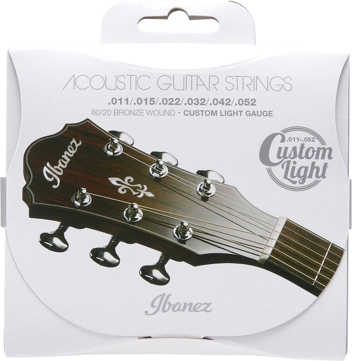 IBANEZ String Set for 6 String Acoustic Guitar - Custom Light IACS62C