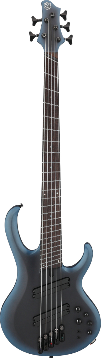 IBANEZ Bass Workshop BTB Electric Bass 5-String Multi Scale - Midnight Arctic Ocean Matte + Case 1B-BTB605MSMA