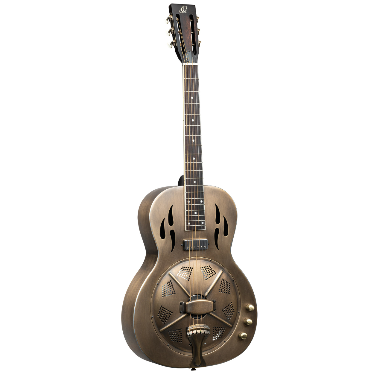 ORTEGA Americana Series 4/4 Resonator Guitar 6-String + Pro Gig Bag RRG60E