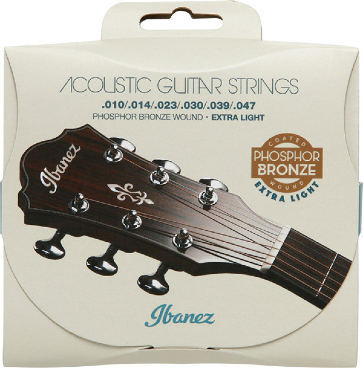 IBANEZ String Set for 6 String Acoustic Guitar - Extra Light IACSP61C