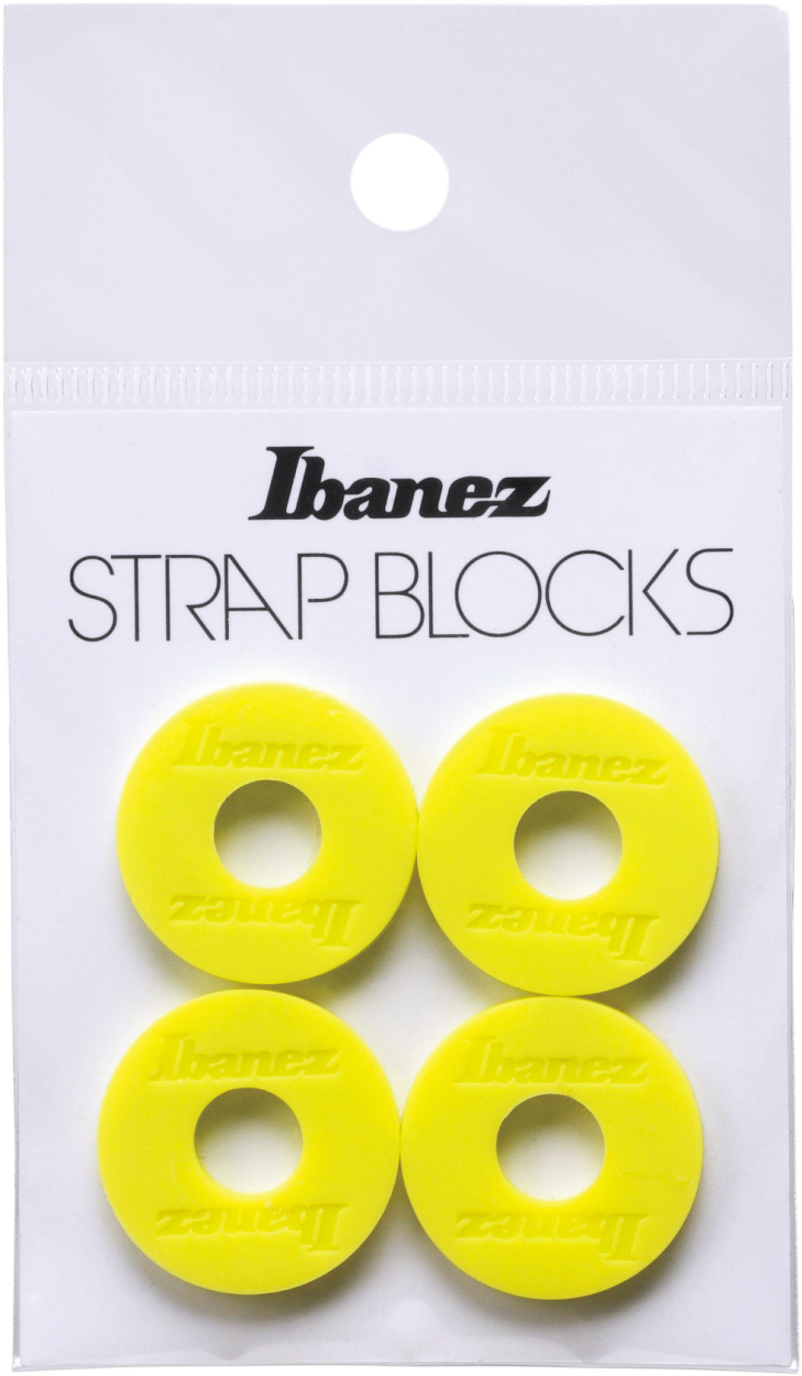 IBANEZ Strap Block 4 Pieces/Set - Yellow ISB4-YE