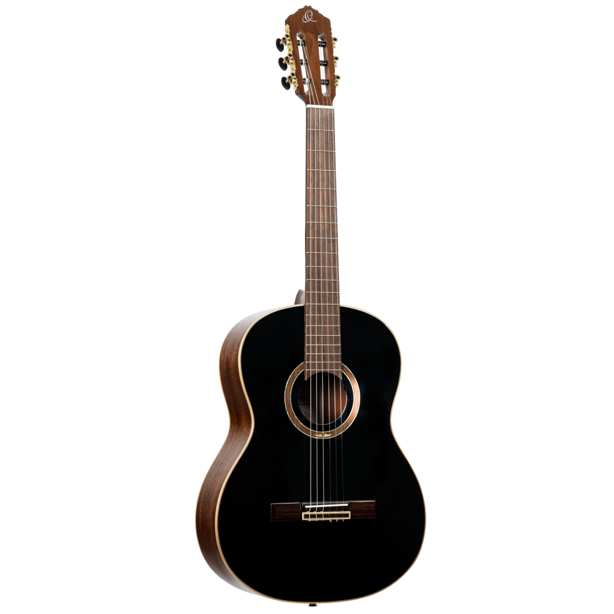 ORTEGA Performer Series 4/4 Classical Guitar 6-String - Black + Gig Bag RE238SN-BKT