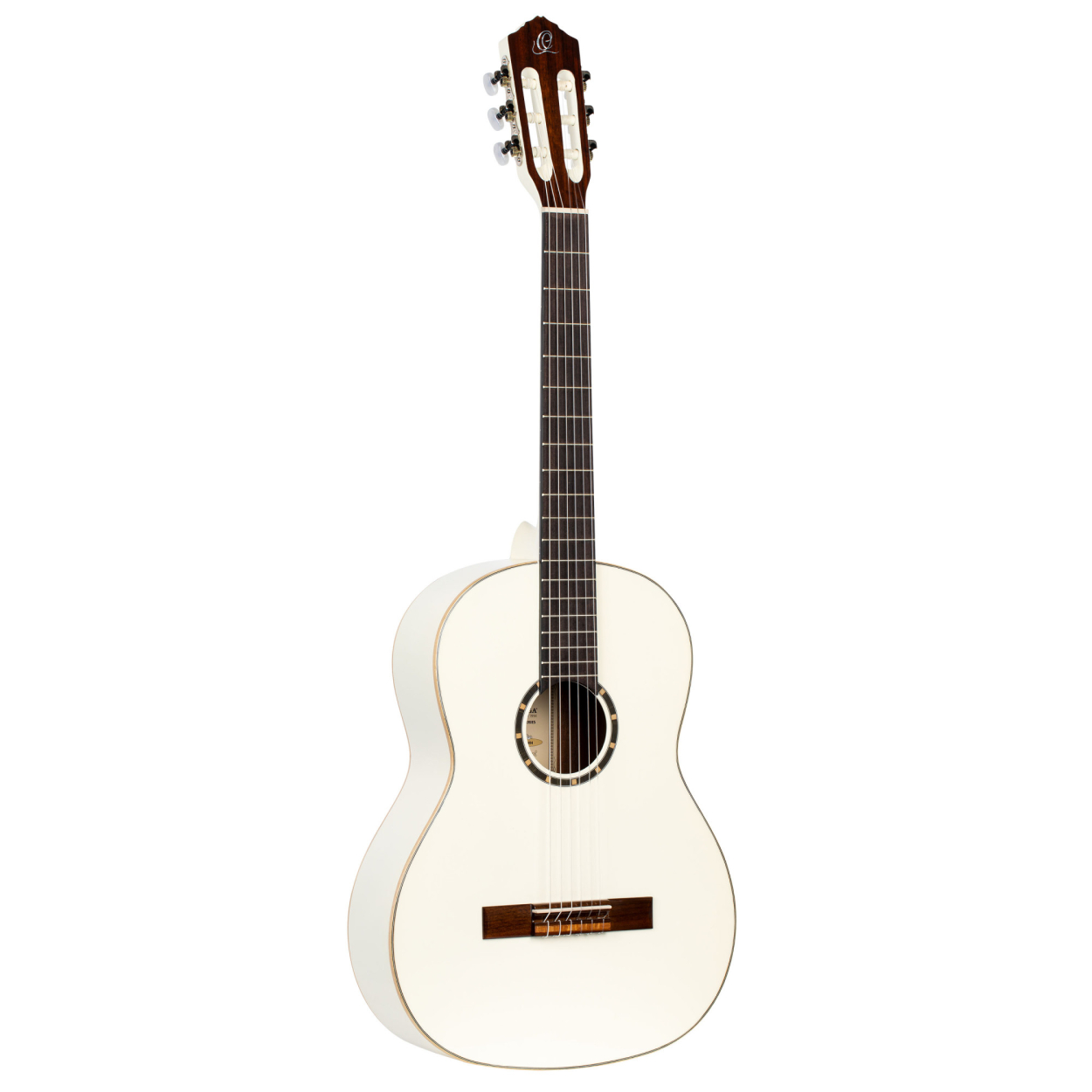 ORTEGA Family Series 4/4 Classical Slim Neck Guitar 6 String - White + Gigbag R121SNWH