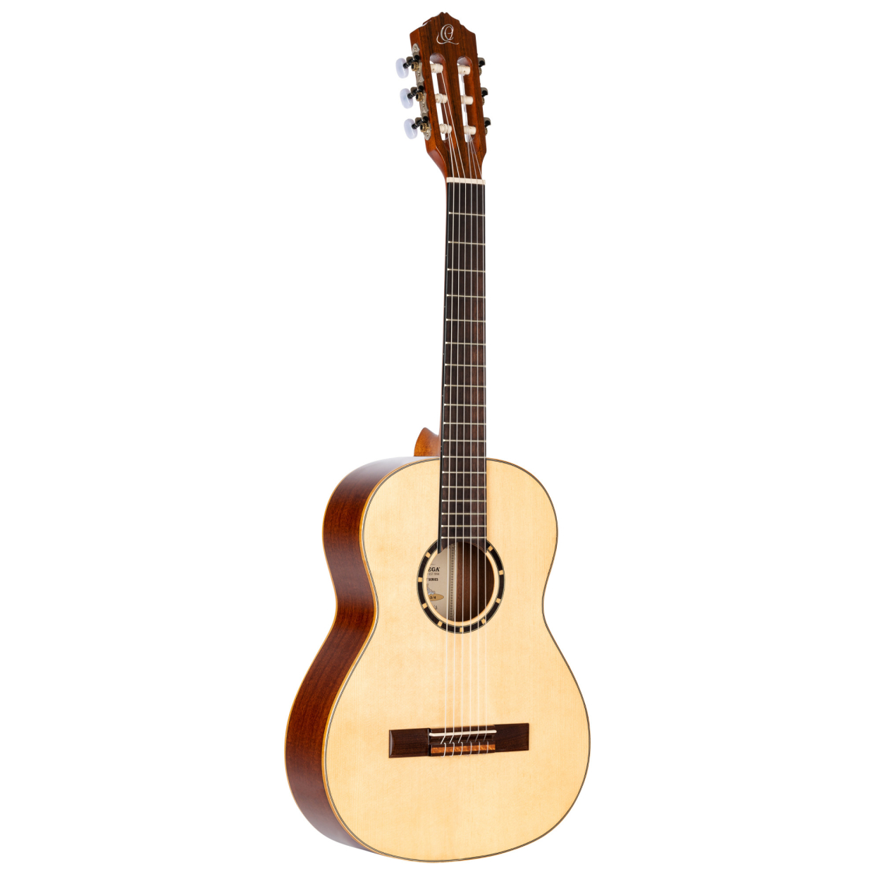 ORTEGA Family Series 3/4 Classical Guitar 6 String - Mahogany Gloss Natural + Gigbag R121G-3/4