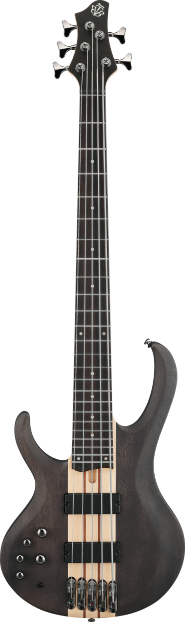 IBANEZ BTB Electric Bass 5-String Lefty - Transparent Gray Flat BTB605L-TGF