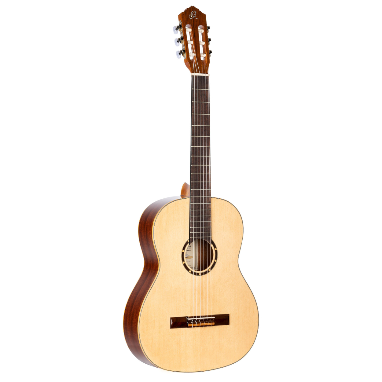 ORTEGA Family Series 4/4 Classical Guitar 6 String - Mahogany Gloss Natural + Gigbag R121G