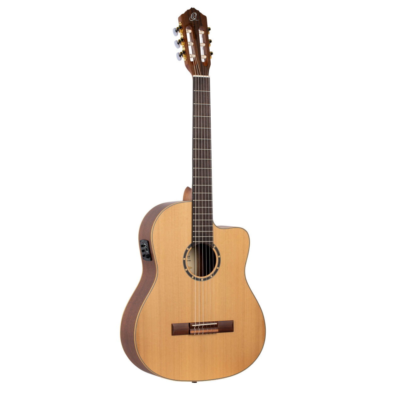 ORTEGA Family Series Pro 4/4 Classical Slim Neck Guitar 6 String - Solid Cedar / Mahogany Natural + Gig Bag RCE131SN