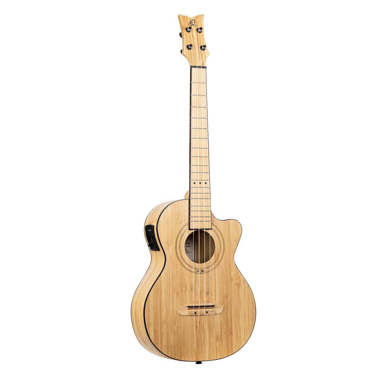 ORTEGA Bamboo Series Baritone Ukulele 4-String + Pro Gig Bag RUNAB-BA