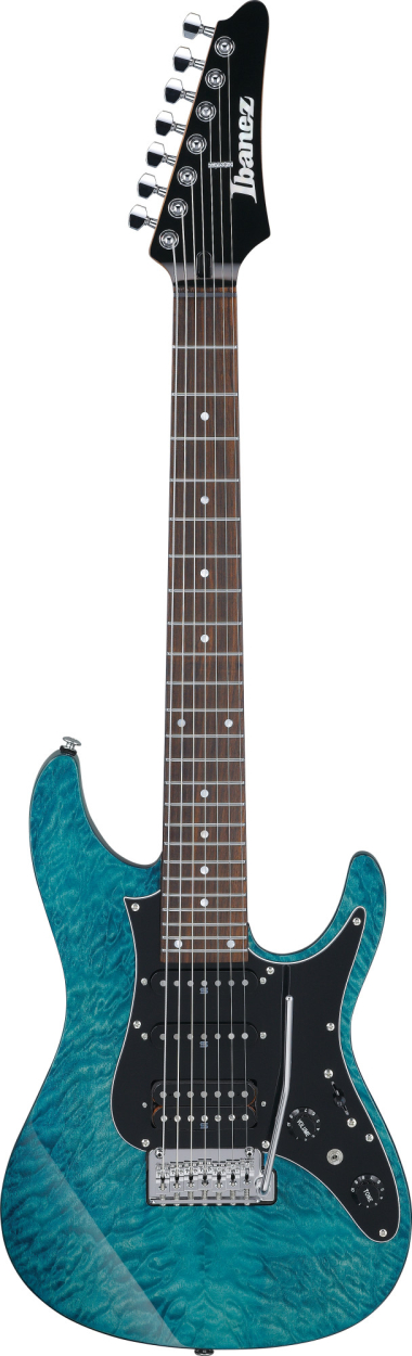 IBANEZ Premium AZ Electric Guitar 7-String - Cosmic Blue + Gig Bag AZ447P1QM-COB