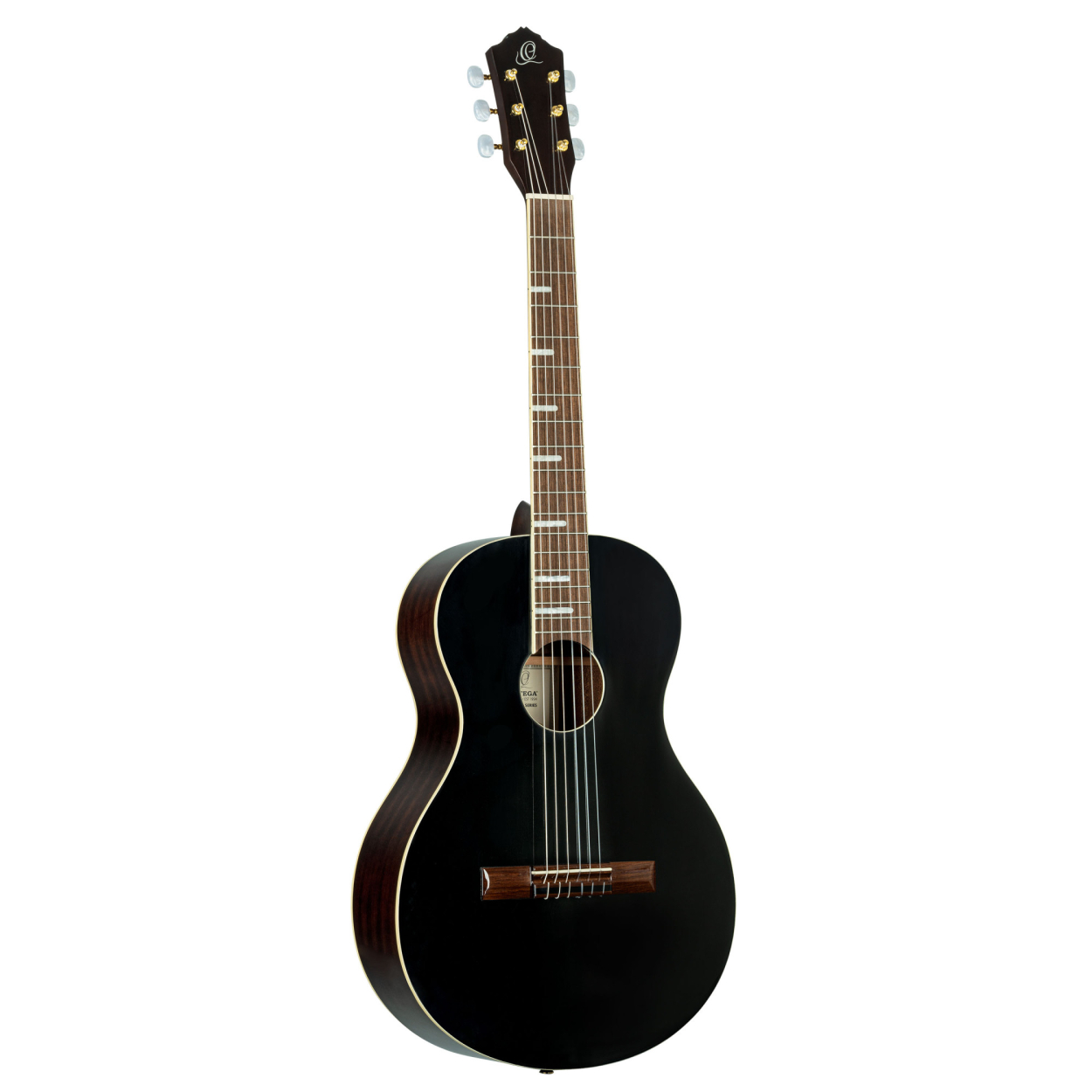 ORTEGA Ranger Series 4/4 Nylon String Guitar 6-String - Black + Gig Bag  RRA-BKT