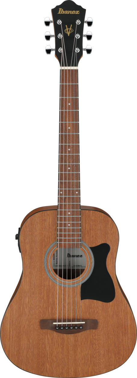 IBANEZ V Acoustic Guitar 6-String 3/4 Mini - Open Pore Natural + Gig Bag V44MINIE-OPN
