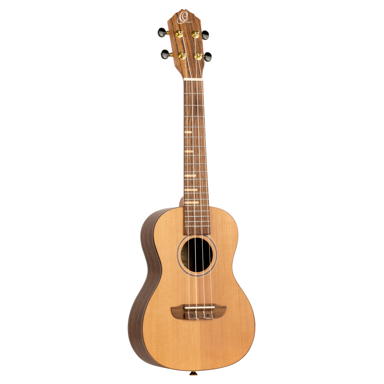ORTEGA Timber Series Concert Ukulele 4 String - Solid Cedar / Walnut Natural + Bag RUTI-CC