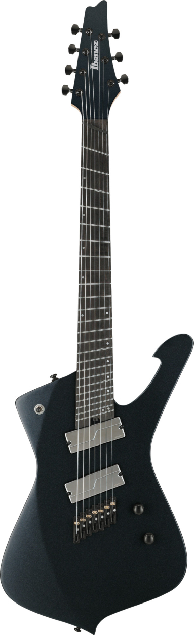 IBANEZ Iceman Electric Guitar 7-String - Iron Pewter + Gig Bag ICMS721-IPT
