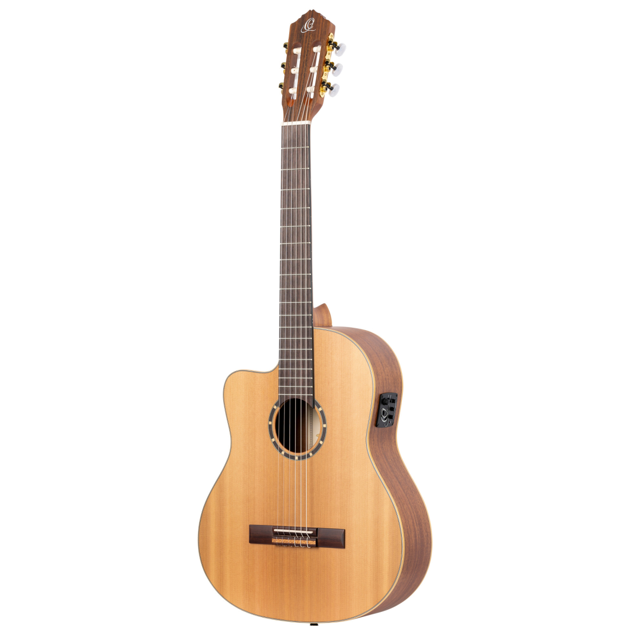 ORTEGA Family Series Pro 4/4 Classical Guitar 6 String Lefty - Solid Cedar / Mahogany Natural + Gig Bag RCE131L