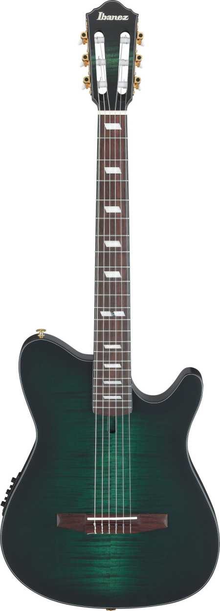 IBANEZ FRH Nylon String Guitar 6-String - Deep Emerald Green Low Gloss FRH20FMN-DGL
