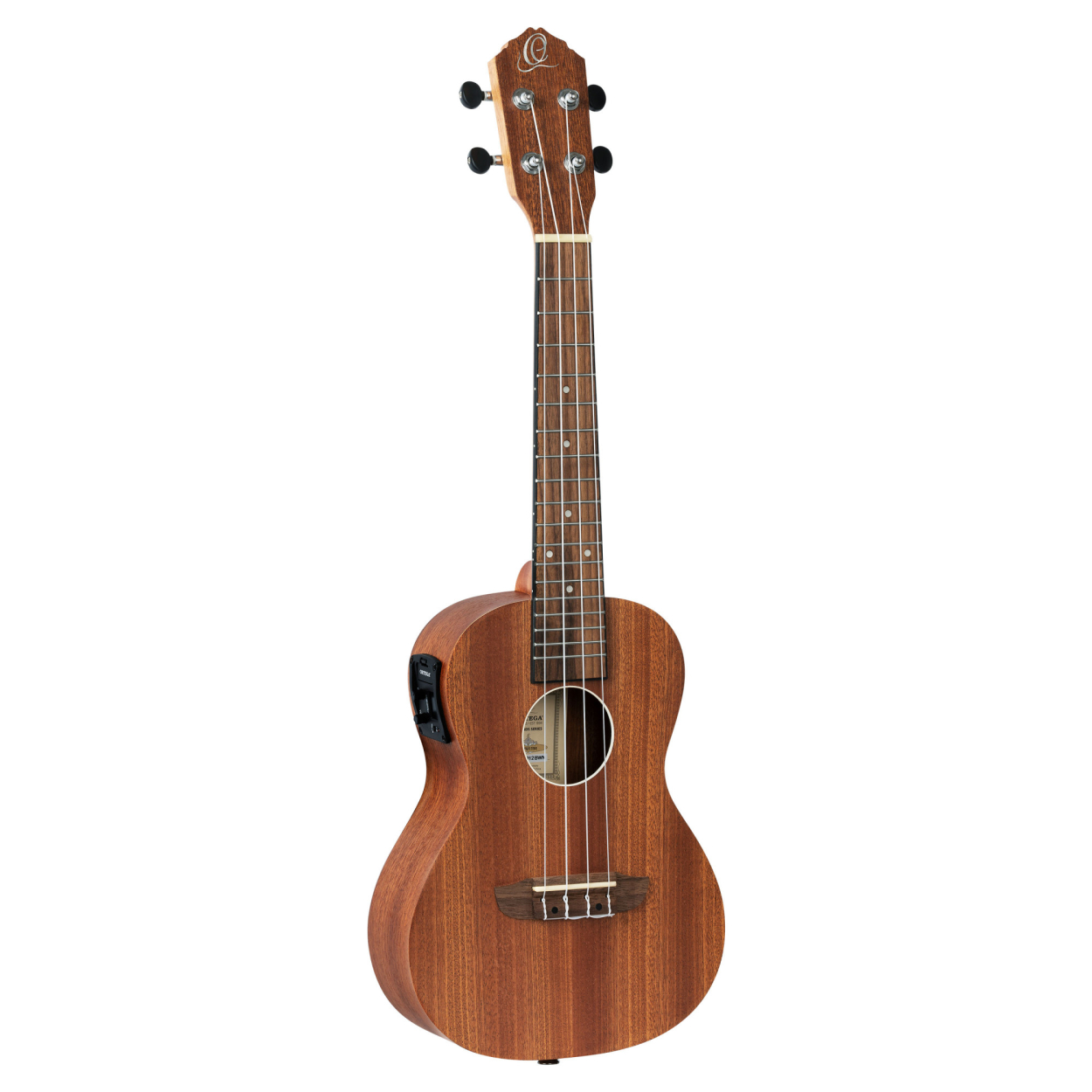 ORTEGA Timber Series Concert Preamp Ukulele 4 String - Sapele Natural + Bag RFU11SE