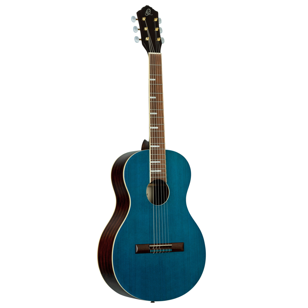 ORTEGA Ranger Series 4/4 Nylon String Guitar 6-String - Ocean Blue + Gig Bag  RRA-OCT