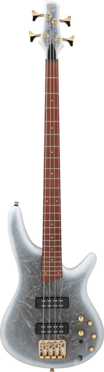 IBANEZ SR Electric Bass 4-String - Frozen Black Glacier Matte SR300EDX-FBM