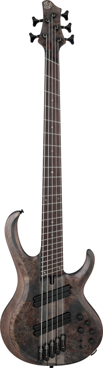 IBANEZ Bass Workshop BTB Electric Bass 5-String Multi Scale - Transparent Gray Flat + Case BTB805MS-TGF