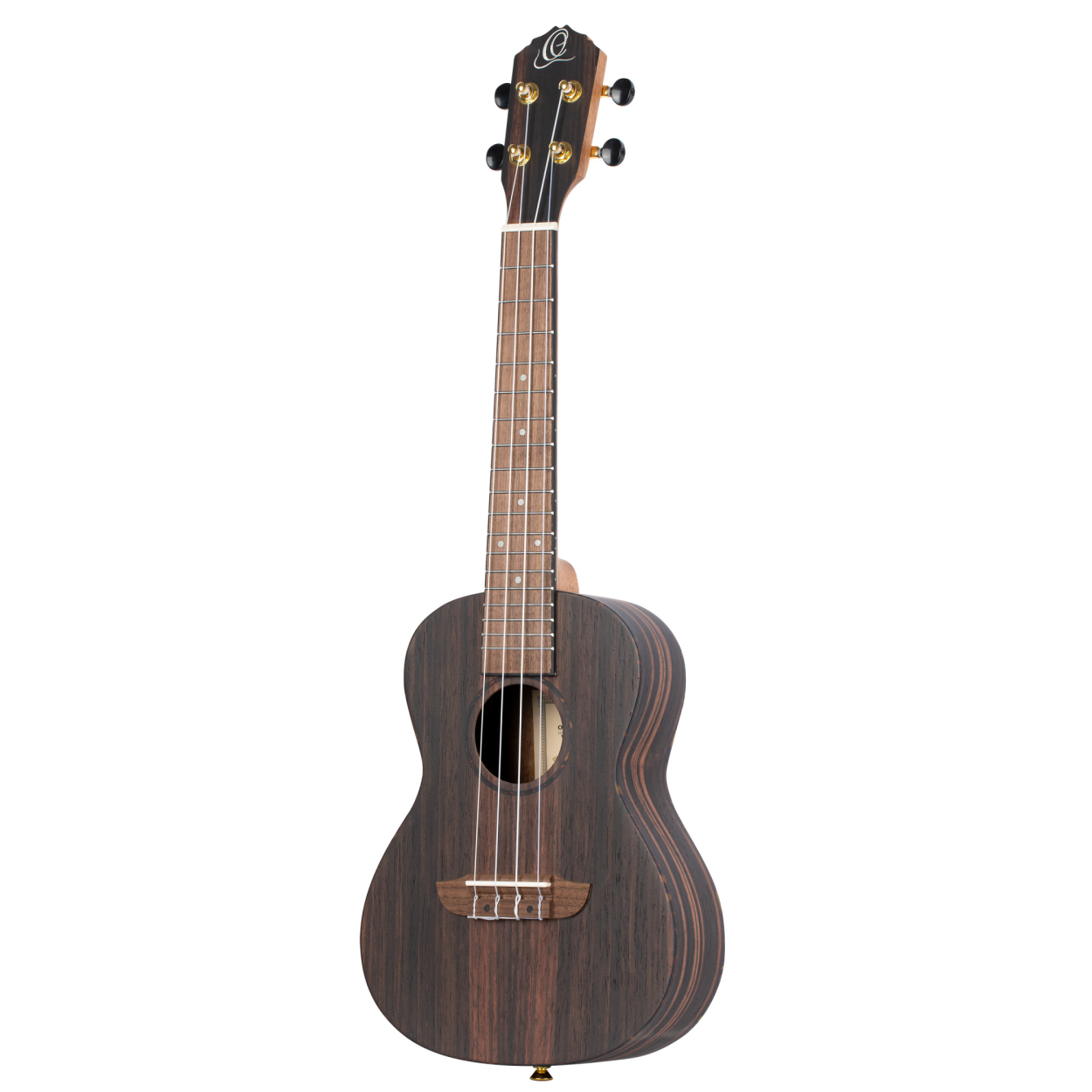 ORTEGA Timber Series Concert Ukulele 4 String Lefty - Ebony Natural + Bag RUEB-CC-L