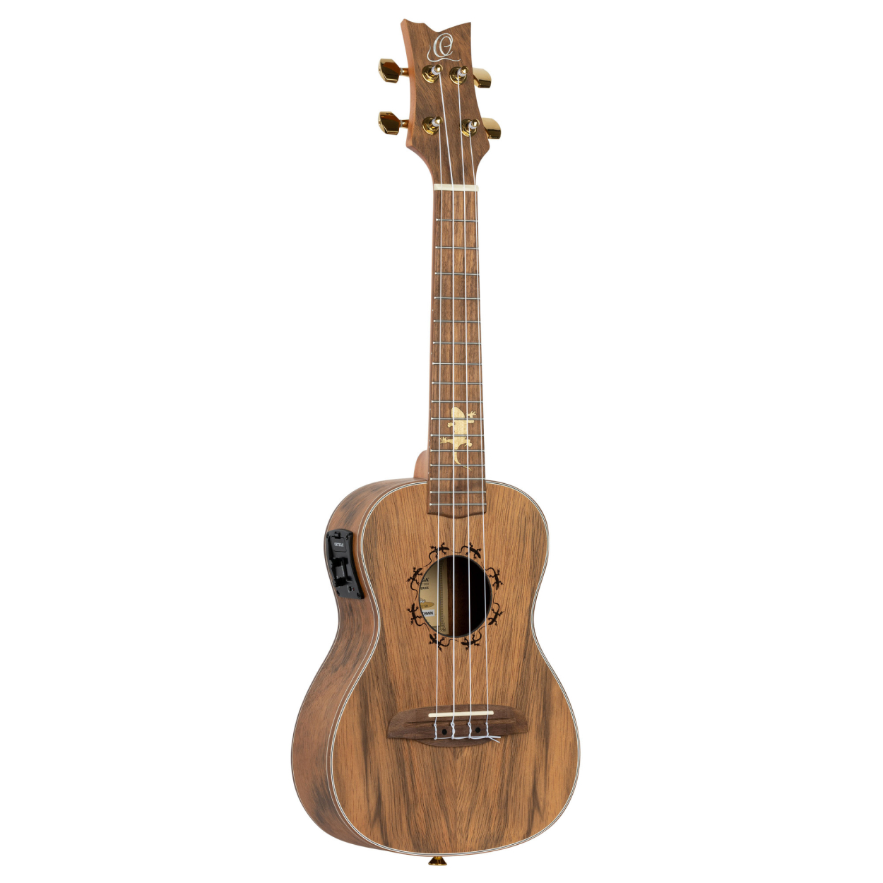 ORTEGA Lizard Series Concert Ukulele 4 String - Paldao Natural + Bag LIZARD-CC-GB