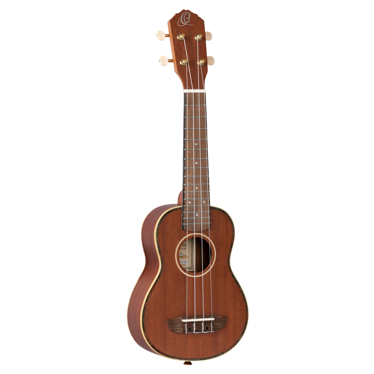 ORTEGA Timber Series Soprano Ukulele 4 String - Mahogany Natural + Bag RU10
