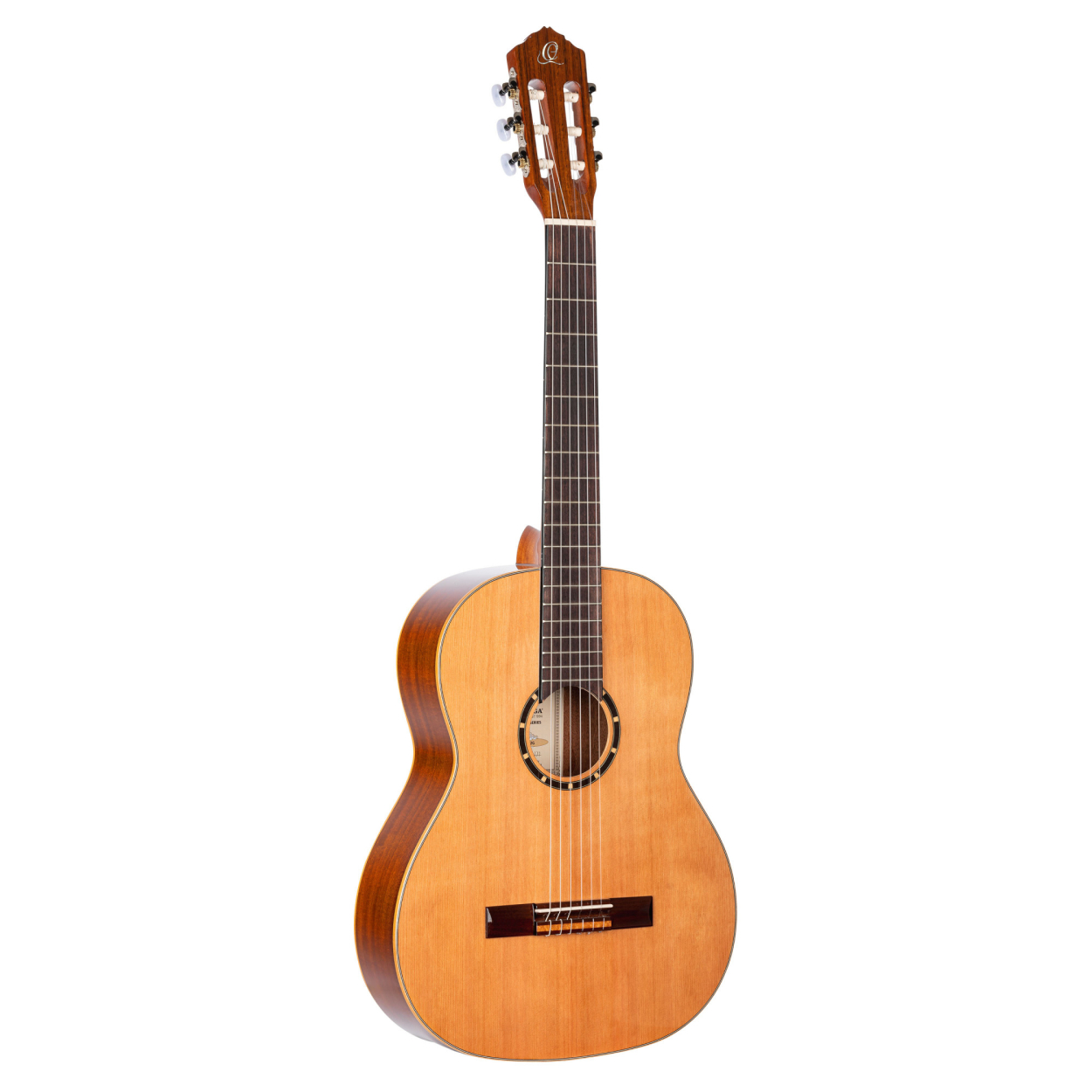 ORTEGA Family Series 4/4 Classical Guitar 6 String - Cedar / Mahogany Gloss Natural + Gigbag R122G