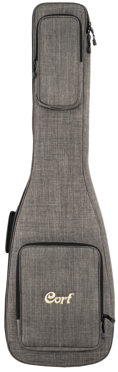CORT Bass Guitar, A4 Ultra, Etched Natural Black, Softcase