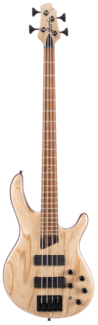 CORT Bass Guitar, B4 Element, Open Pore Natural
