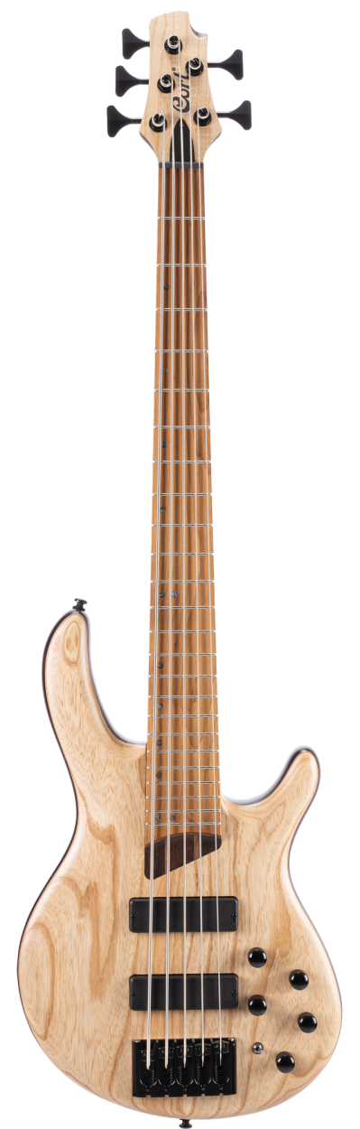CORT Bass Guitar, B5 Element, Open Pore Natural, 5-String