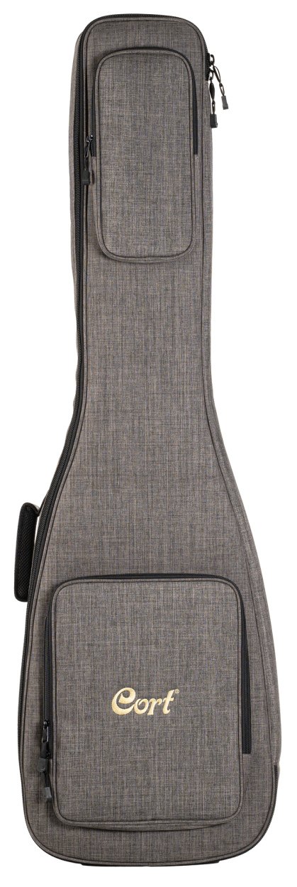 CORT Gig Bag, CPEB100, Grey, Premium Soft Case for Electric Bass Guitar
