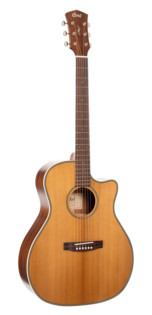 CORT Steel String Guitar, Essence GA4, Natural Semi Gloss, Preamp