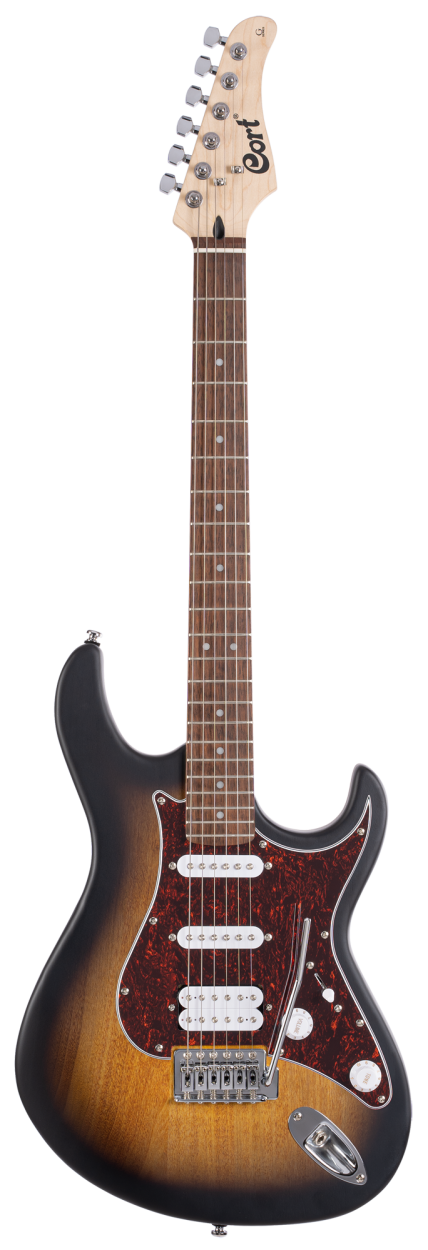 CORT Electric Guitar, G110, Open Pore Sunburst