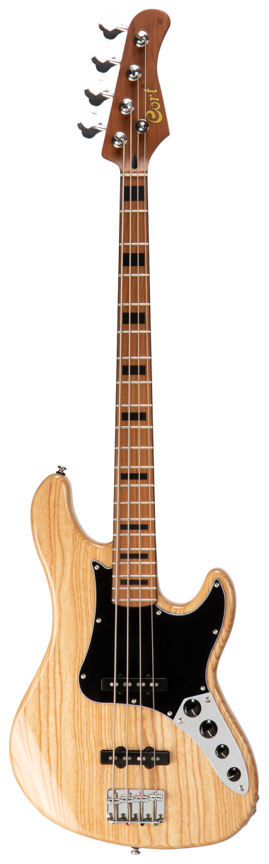 CORT Electric Bass Guitar, GB64JJ, Natural Gloss