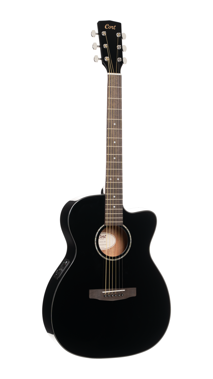 CORT Steel String Guitar, LUCE 60CE, Black, Preamp