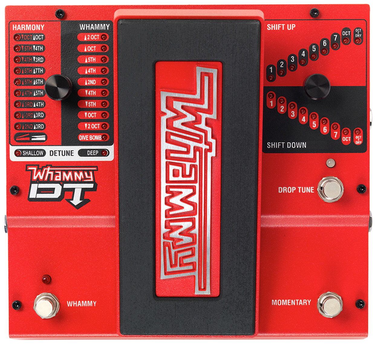 DIGITECH Effektpedal, Whammy DT, Classic 2 Mode Pitchshift Drop/Raise,
