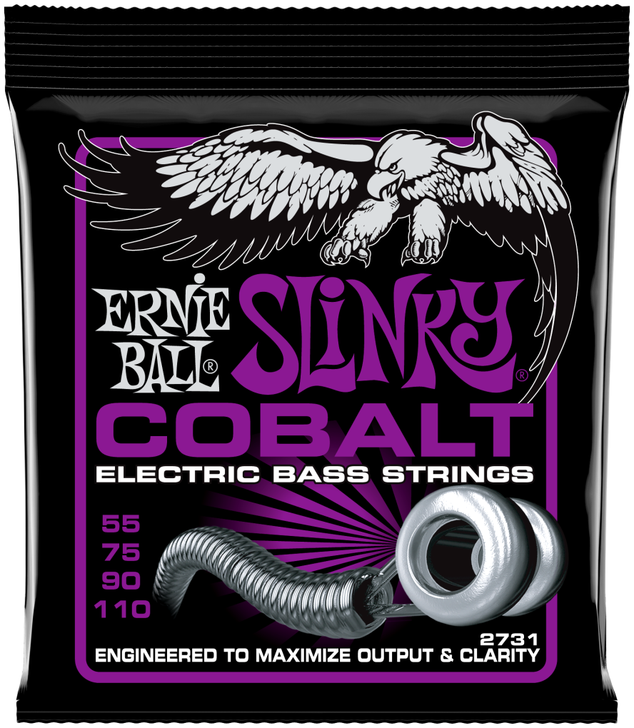 ERNIE BALL Saitensatz, E-Bass, Slinky Cobalt, Power 55-110