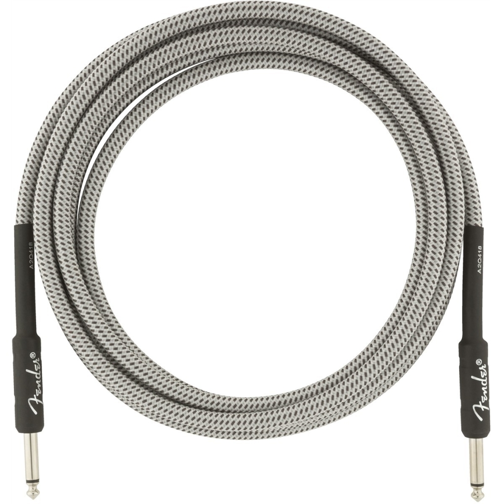 Professional Series Instrument Cable 10' White Tweed